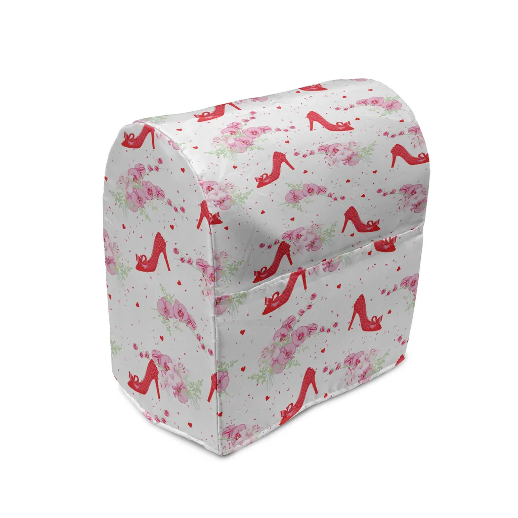 Housse Mixeur Décorative à Poches 36x39x24cm en Tissu Robuste Lavable