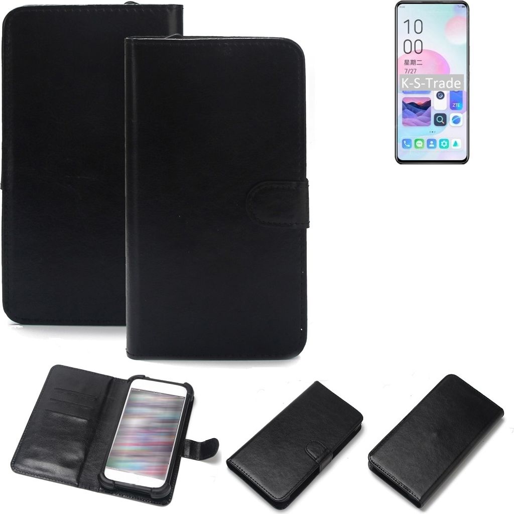 K-S-Trade Handyhülle Schutzhülle kompatibel mit ZTE Axon 30 Ultimate Edition Handy Schutz Hülle Handyhülle Bumper schwarz 1x