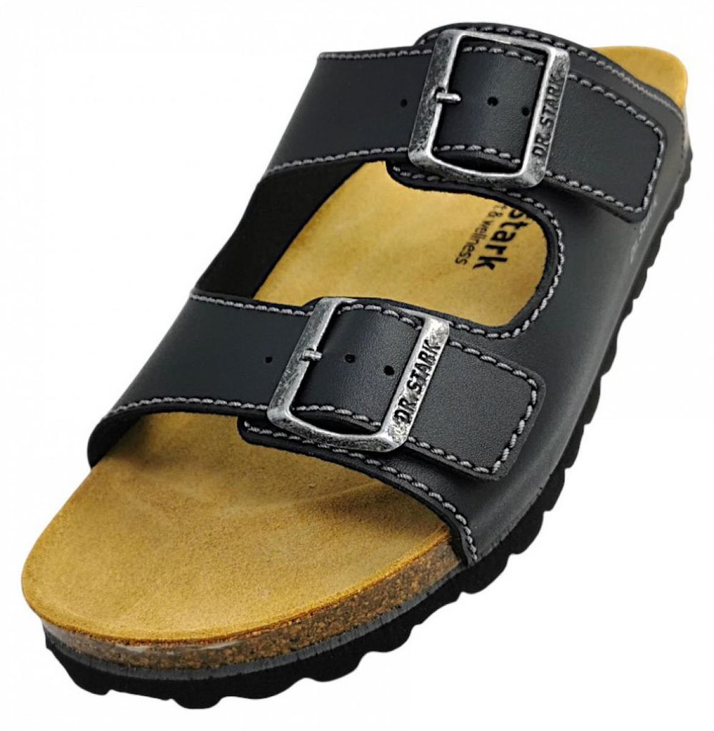 Dr. Stark Herrenschuhe Pantoletten Schwarz Freizeit, Schuhgröße:41 EU