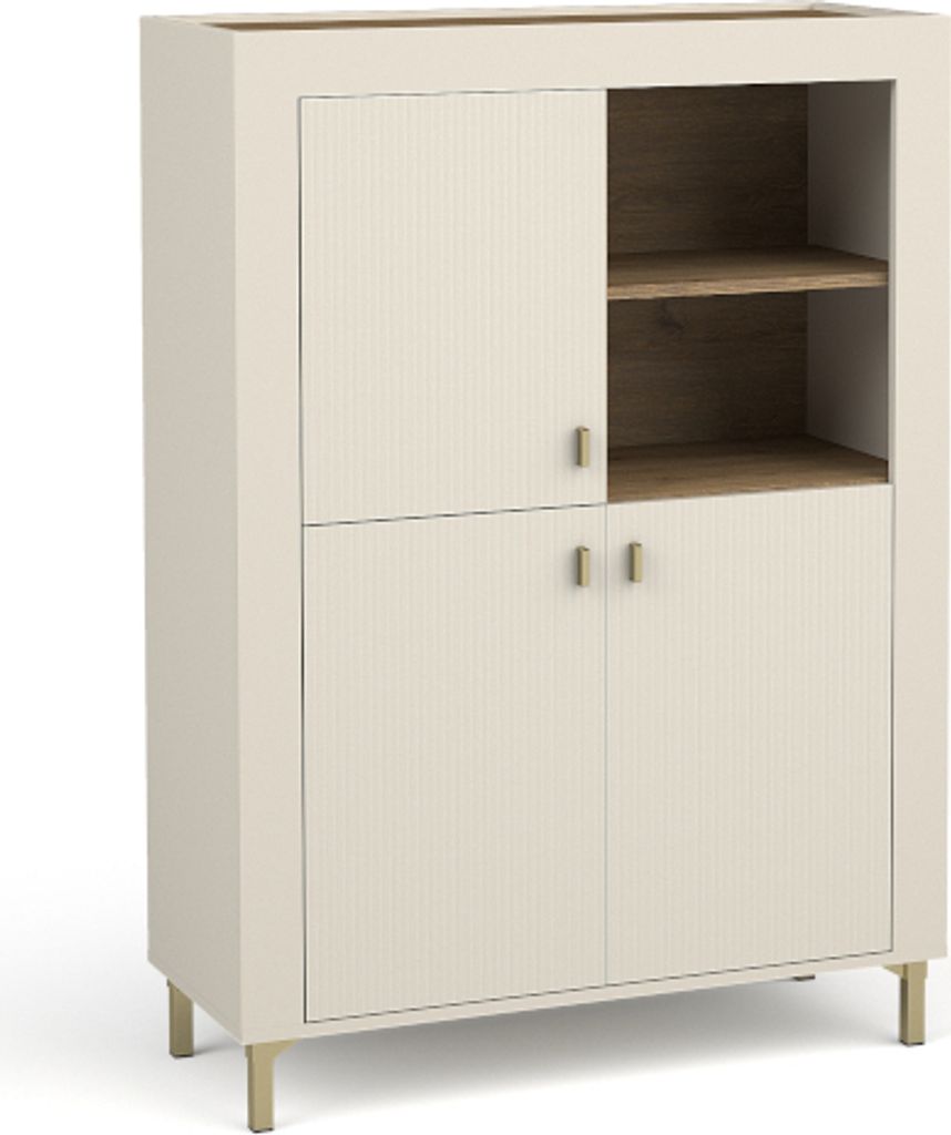 Minio, Bücherregal "ASSO 5", Regal, Kashmire Farbe / Whisky Eiche