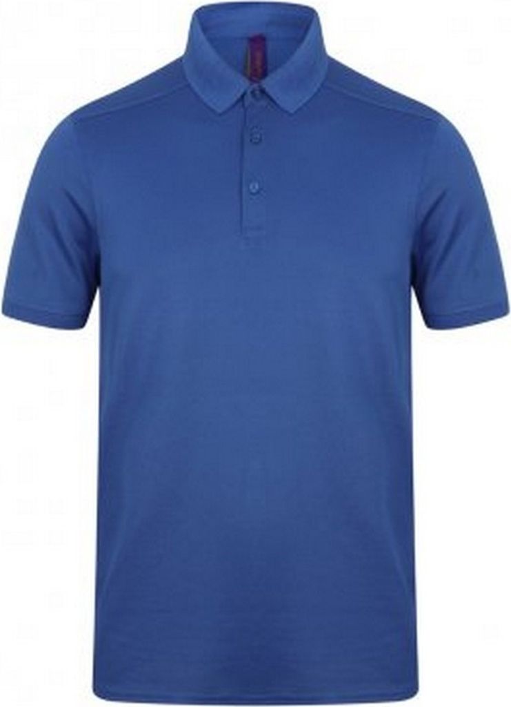 Henbury Herren Stretch Mikrofine Pique Polo Shirt PC2951 (S) (Königsblau)