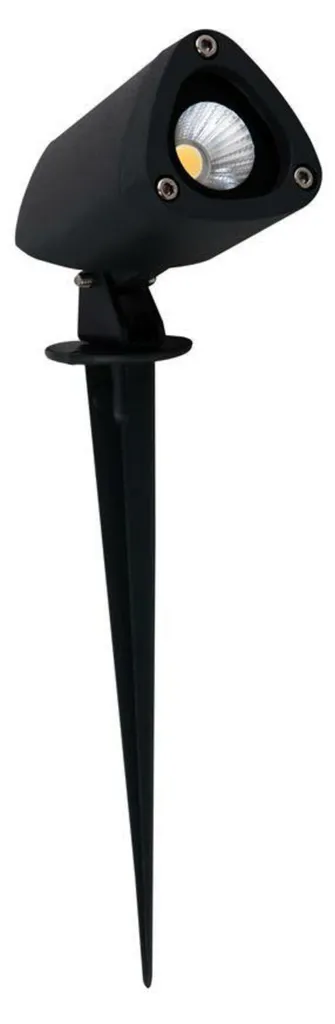 Éclairage de balisage LED pour allée et jardin IP65 Noir Blanc Chaud