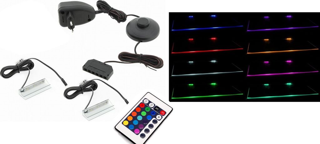 Furniture24 SOHO LED-verlichting, RGB, 16 kleuren, voor de Productafbeelding 