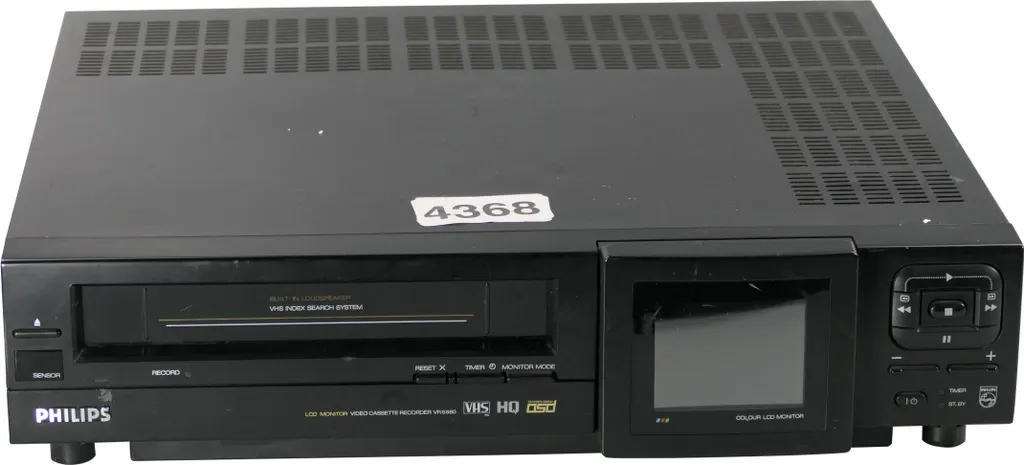 Sauvegardez vos VHS avec le Magnétoscope Philips VR6880 à écran LCD de précision