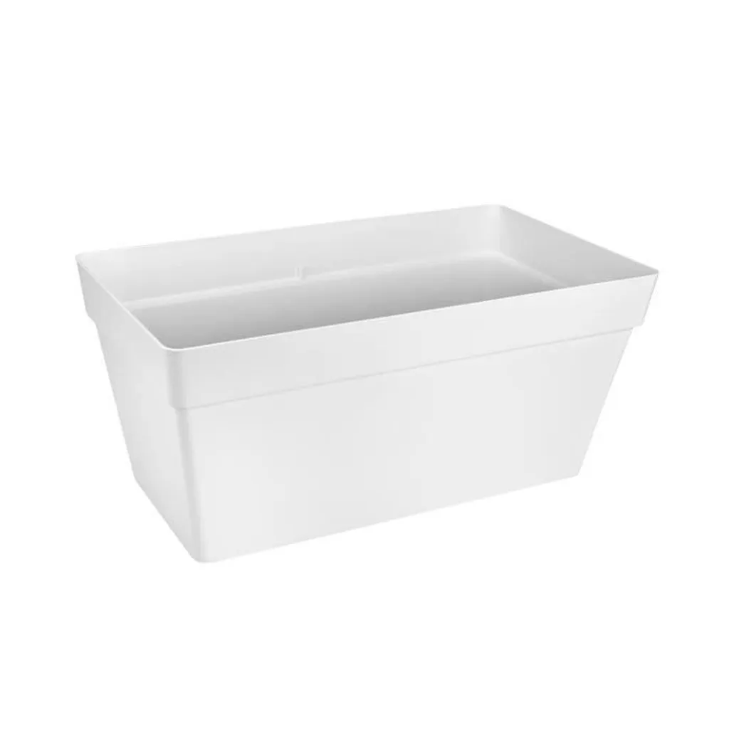 elho loft urban terrace Rollen 70 blanc - Jardinière à roulettes design