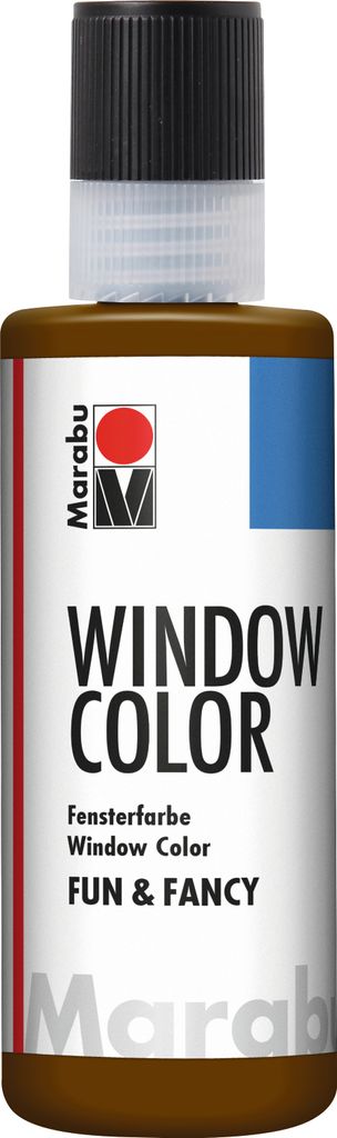 Marabu 0406 04 045 Window Color fun&fancy, Dunkelbraun 045, Produktbild 