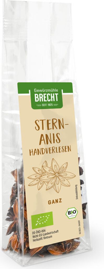 Brecht Gewürzmühle Sternanis ganz 25g,