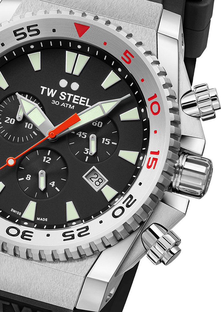 TW-Steel ACE400 Ace Diver Chronograph Herrenuhr 44mm 30ATM