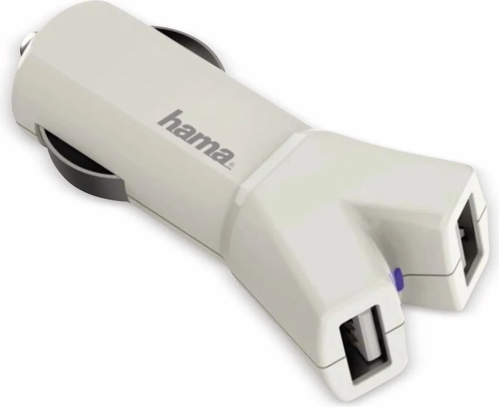 Hama | Caricatore USB con cavo lungo 1,9 m, 3,5 A, 1 USB-C, bianco