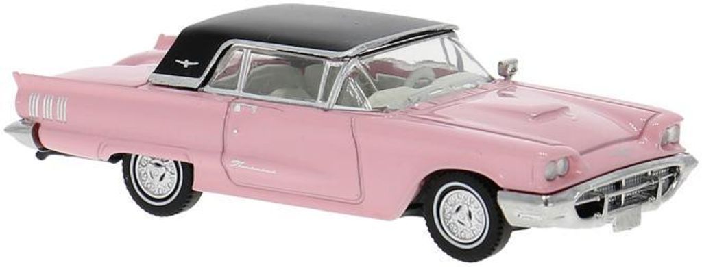 Brekina Ford Thunderbird mit Hardtop in rosa 18202