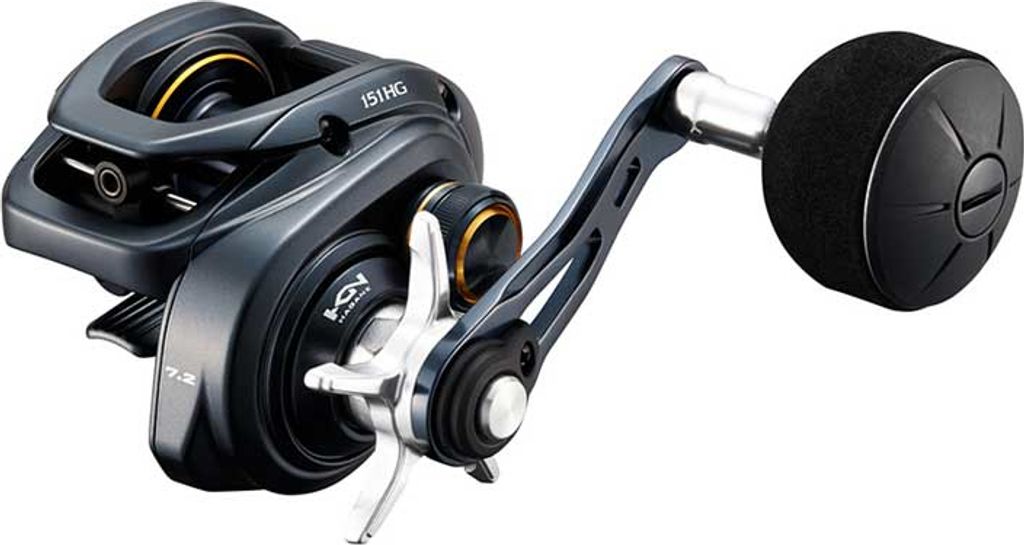SHIMANO Grappler BB 151 HG, Linkshand, Baitcast Angelrolle, Sternbremse, 22GRAPBB151HG