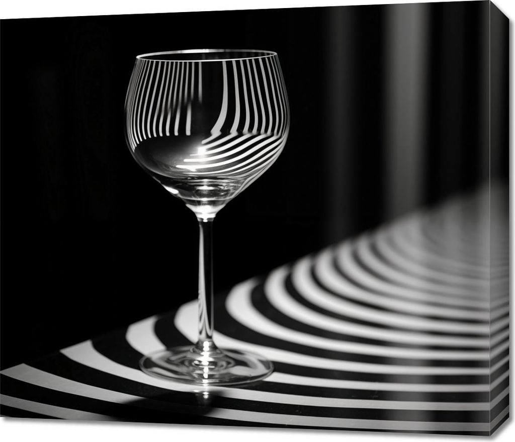 Bild 70x60cm Reflexionen über Glas