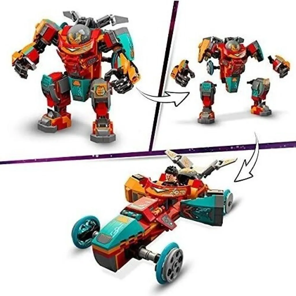 Robot Iron Man LEGO Marvel 76194 Jouet de construction transformable 2-en-1 - 6