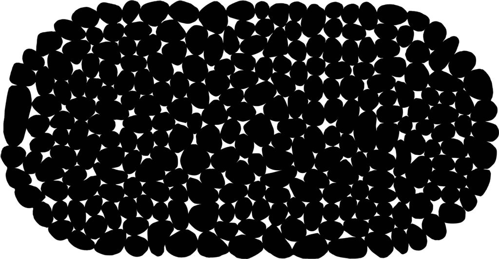 Sepio Badewannenmatte Schwarz 66x34 cm, Duschmatte rutschfest, Antirutschmatte Badewanne, Duschmatte, Rutschmatte Badewanne, Bathroom Mat