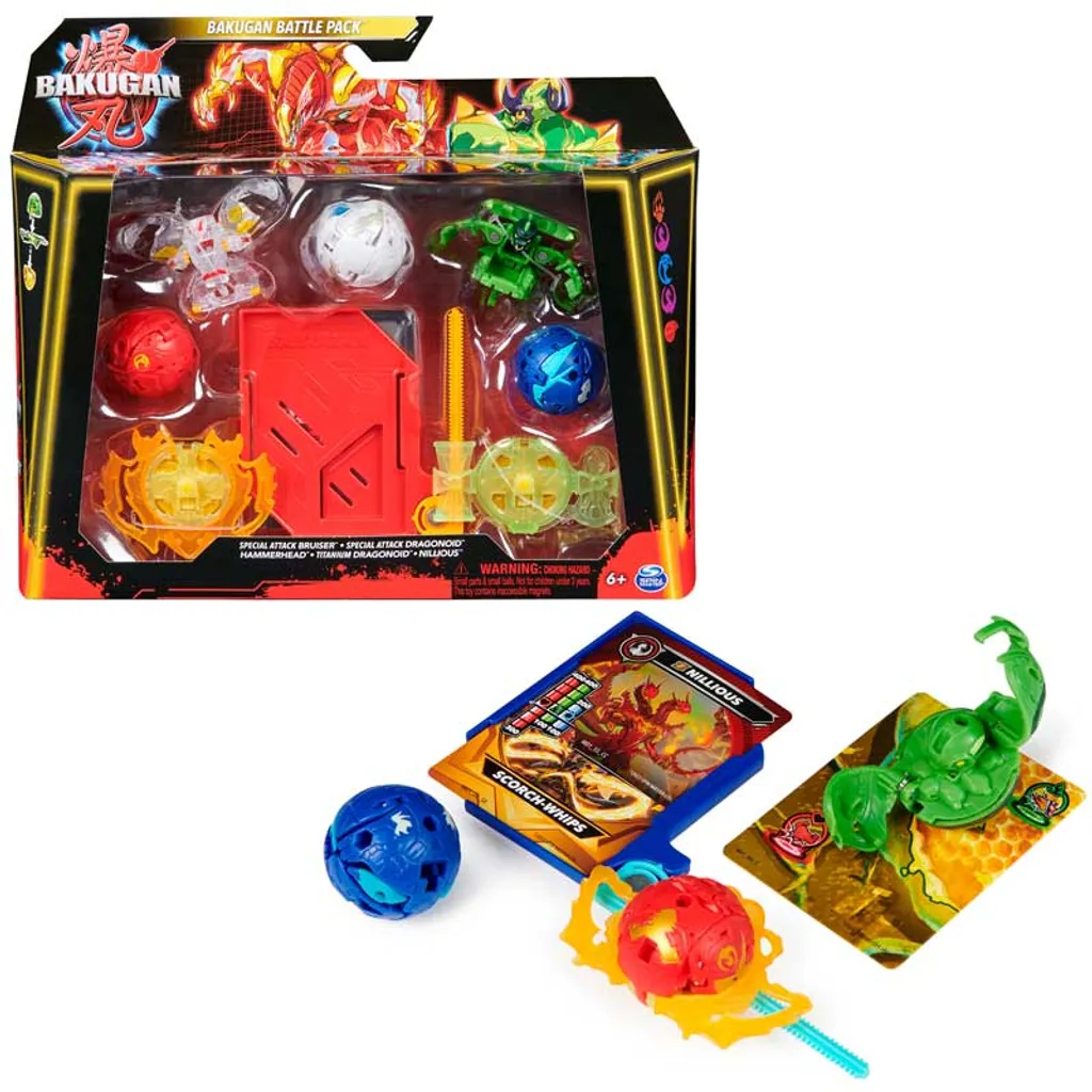 Spin Master Bakugan Revolution Battle Pack de 5 Figurines de Combat - 2