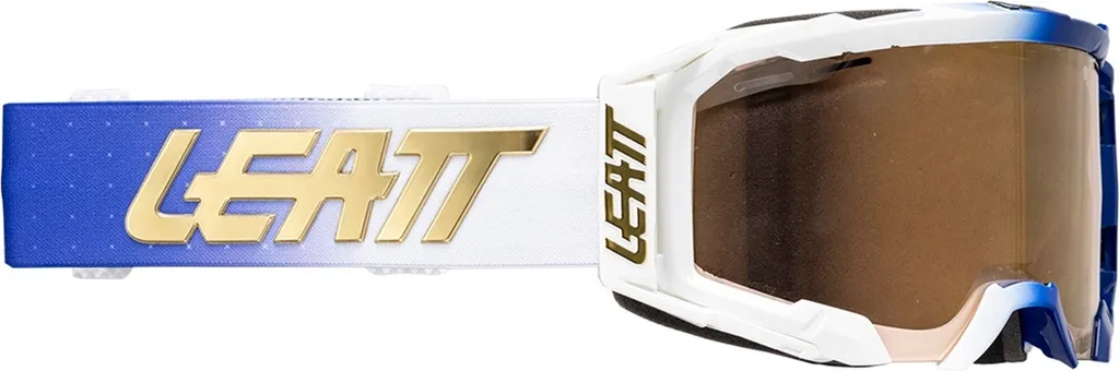 Masque VTT Leatt Velocity 5.0 Iriz UltraBlue Bronze UC Haute Protection