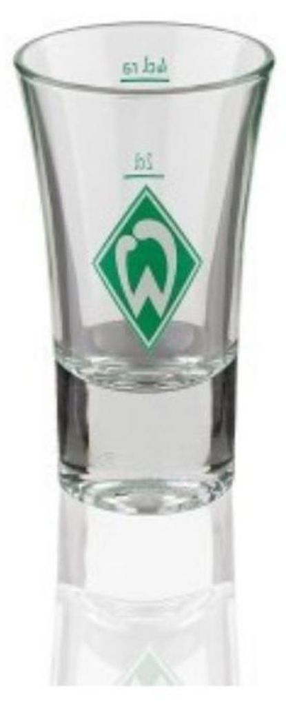 SV Werder Bremen Schnapsglas Raute Produktbild 