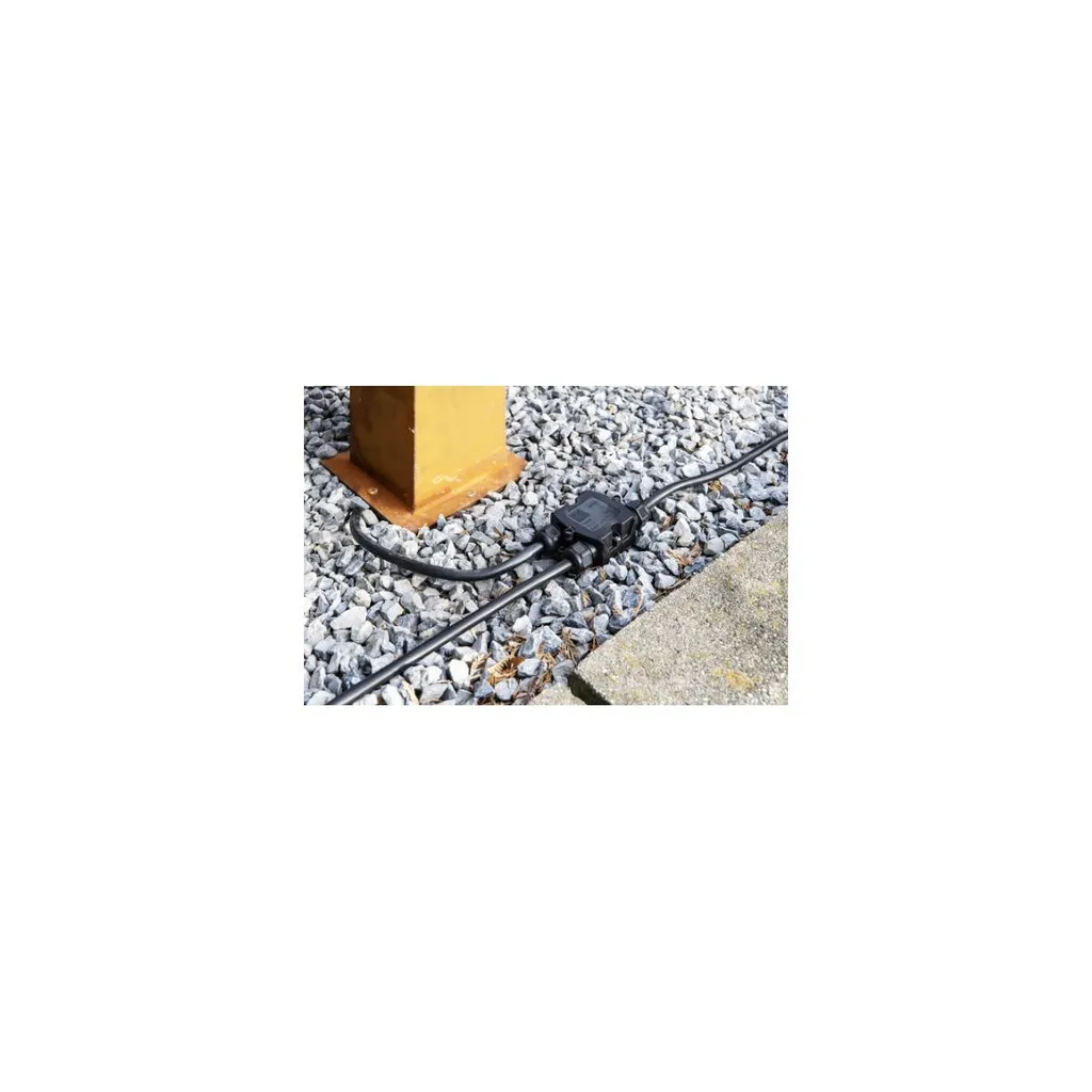 Borne LED extérieure Rusty Square 40 aspect rouille pour jardin IP55 - 16