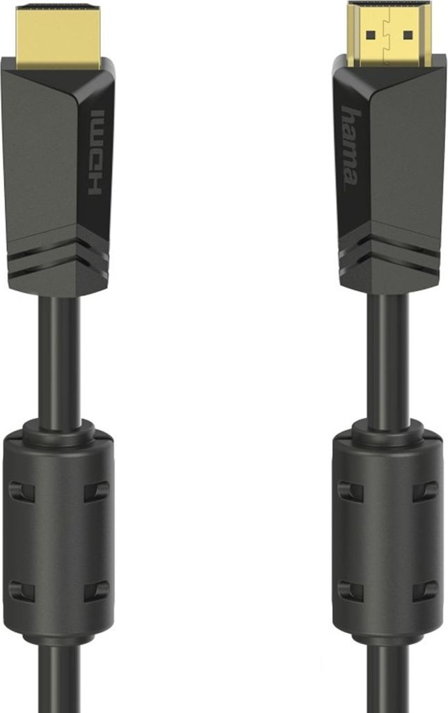 Hama HDMI -Kabel High Speed 4K, Ethernet, gold, 10 m