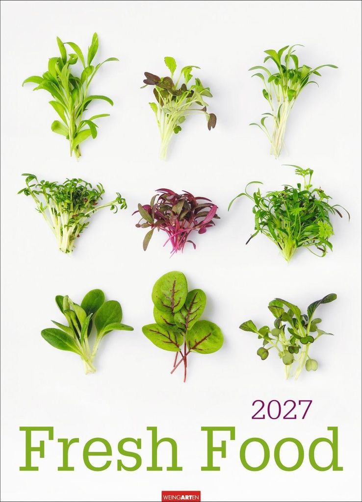 XXL Wandkalender 2027: Frische Gemüse- & Obstfotos – Fotokunst von Feige bis Zwiebel