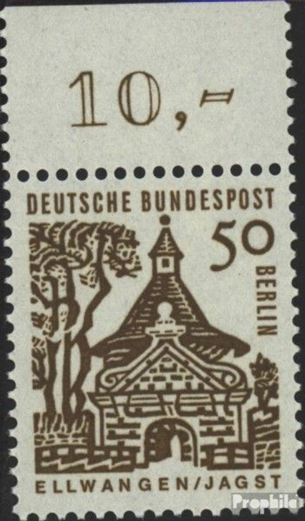 Briefmarken Berlin (West) 1964 Mi 246 Oberrandstück postfrisch Bauwerke