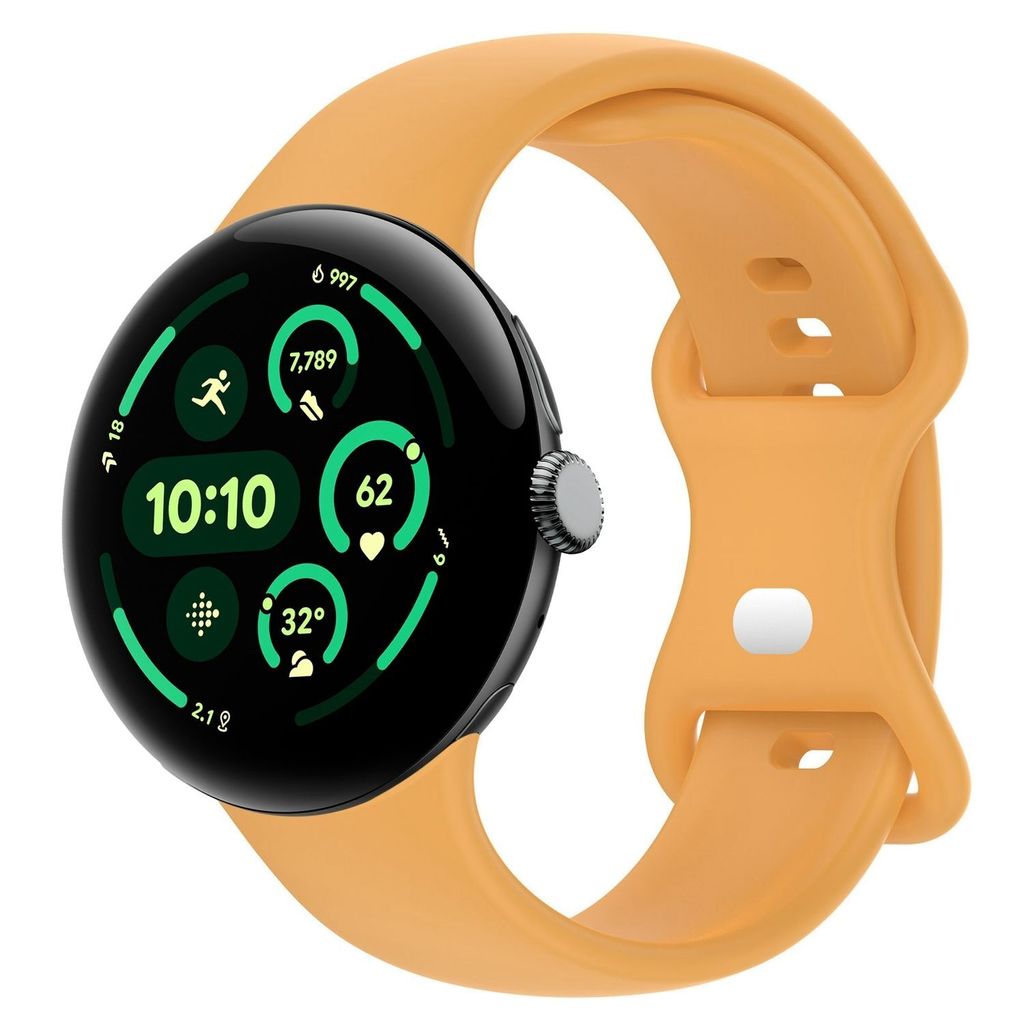Smartwatch Armband Silikon Google Pixel Watch 4 / 3 45mm Butterfly-Schnalle Band