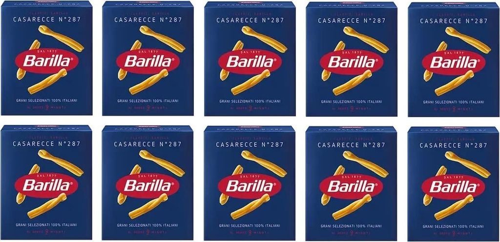 10x Pasta Barilla Casarecce Nr. 287 italienisch Nudeln 500 Produktbild 