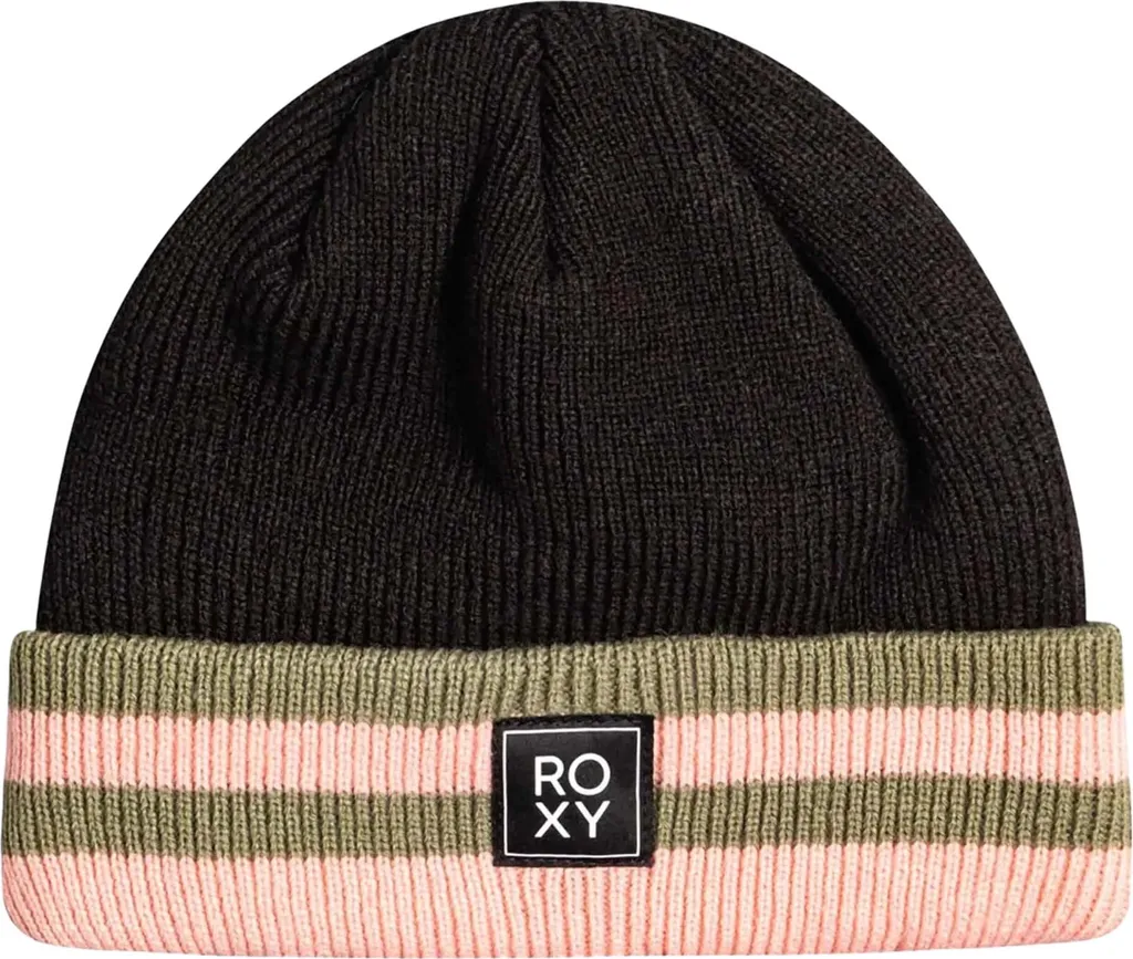 Casquette Roxy Noire pour l'Hiver ERGHA03247 Idéale Ski et Randonnée