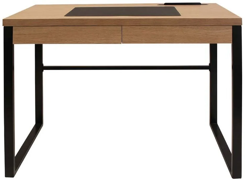 Table de bureau bois et métal pour ordinateur avec cadre acier robuste - 9