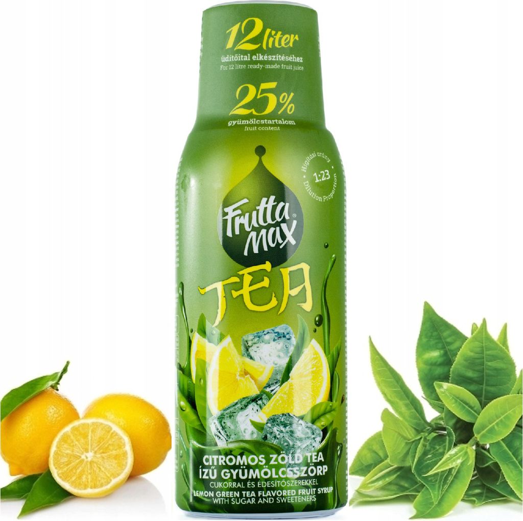 Fruttamax Siroopconcentraat, Lemon Ice Tea, 500 ml Productafbeelding 
