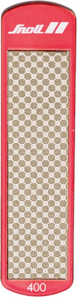 SNOLI Diamantfeile Cristallo,100mm,Korn 400 Skiservice Zubehör rot