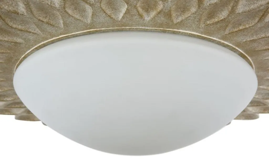 Plafonnier compact or pour plafond bas - Éclairage design Ø 56 cm - 2