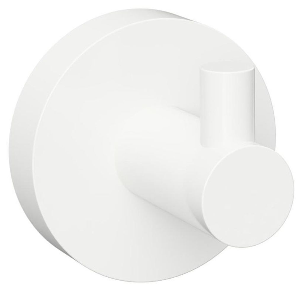 Sapho X-ROUND WHITE Haken, Weiß matt Produktbild 