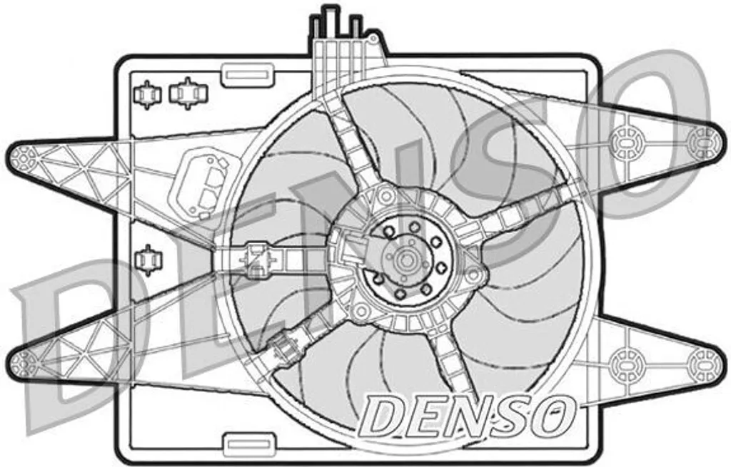 Ventilateur de radiateur pour Doblo - DENSO DER09022 (OE 46786099)