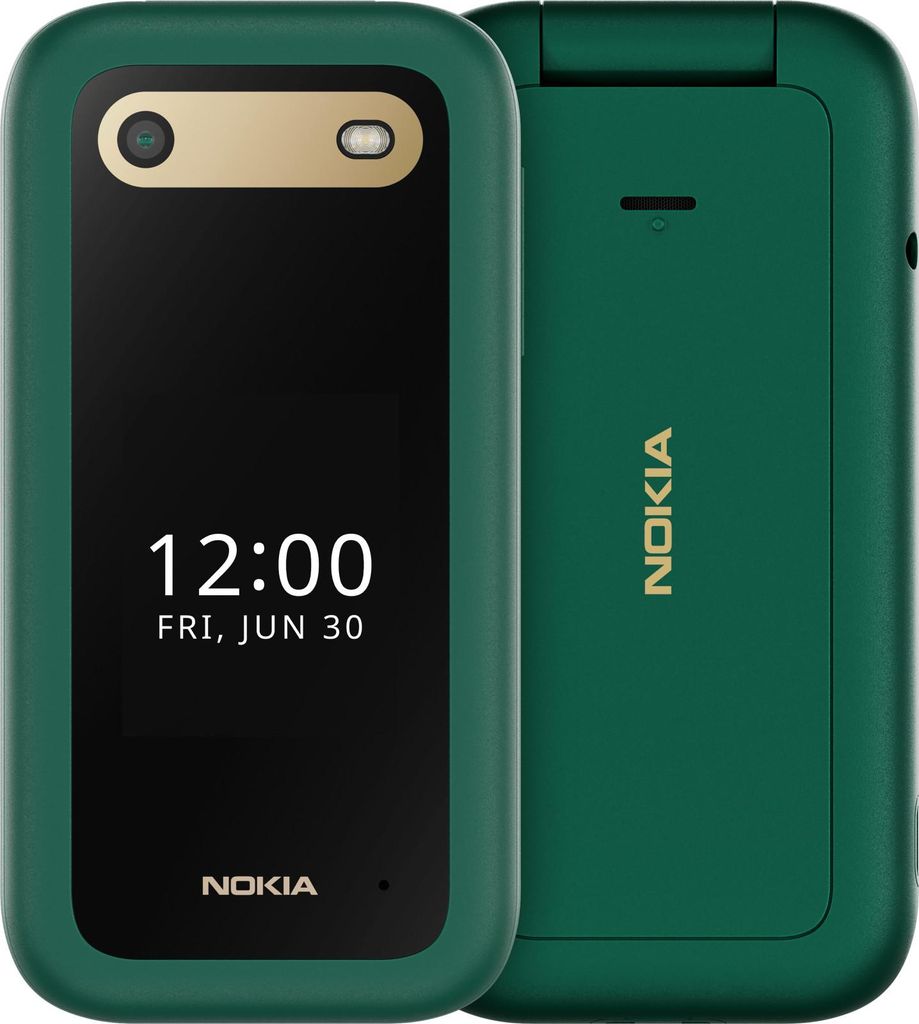 Nokia 2660 Flip 4G Vert (Vert luxuriant) Double-SIM Image du produit 