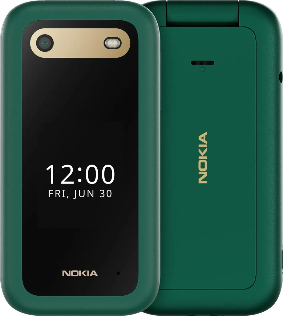 Téléphone à Clapet Nokia 2660 Flip 4G Mobile Senior avec Grosses Touches