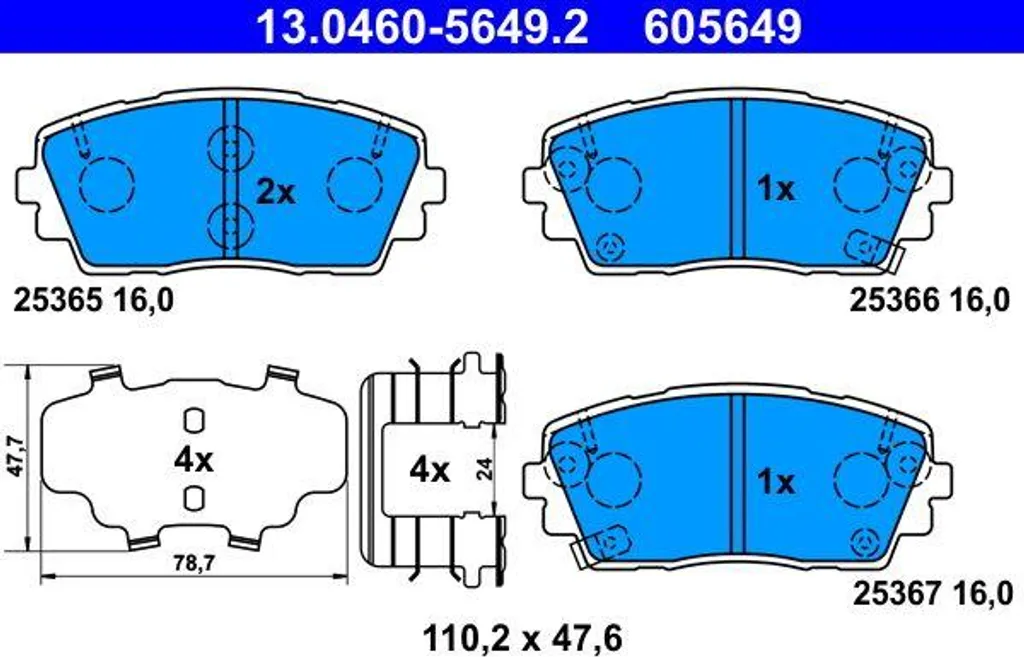 Supprimez les bruits de freinage : Plaquettes ATE pour Picanto 581011YA40