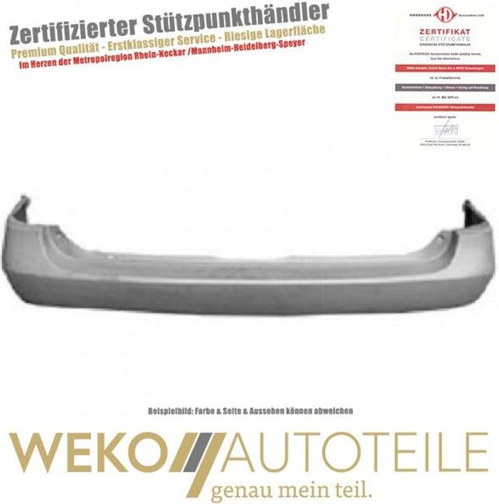 Stoßstange hinten DIEDERICHS 1805655 für OPEL