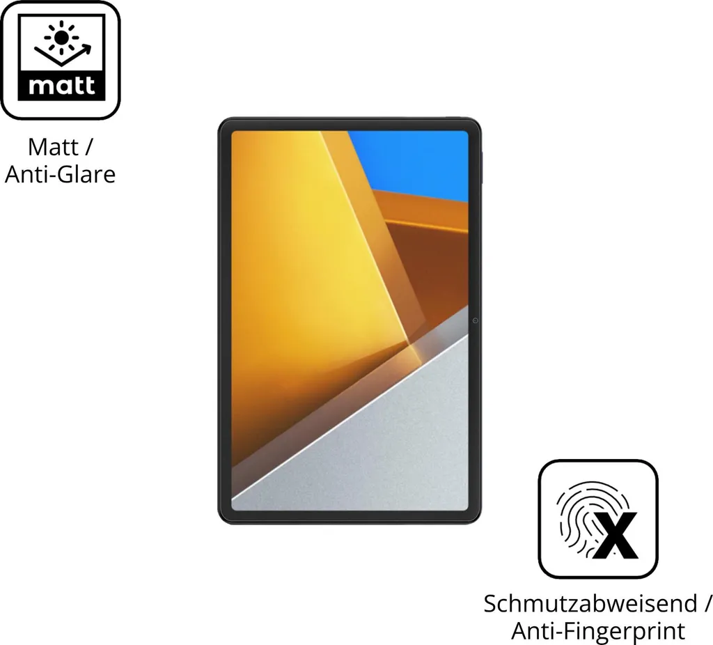 2x Pellicola Protettiva per Poco Pad M1 Protezione Schermo Antiriflesso dipos - 5