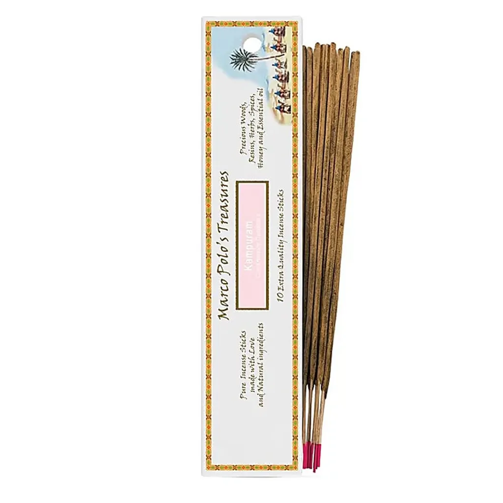 Éliminer les odeurs avec l'encens Kampuram Marco Polo - 2 boîtes 30g