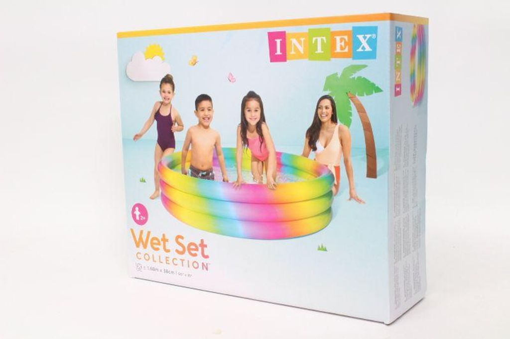 INTEX 58449NP - Planschbecken - Rainbow Ombre (168x38cm) Produktbild 