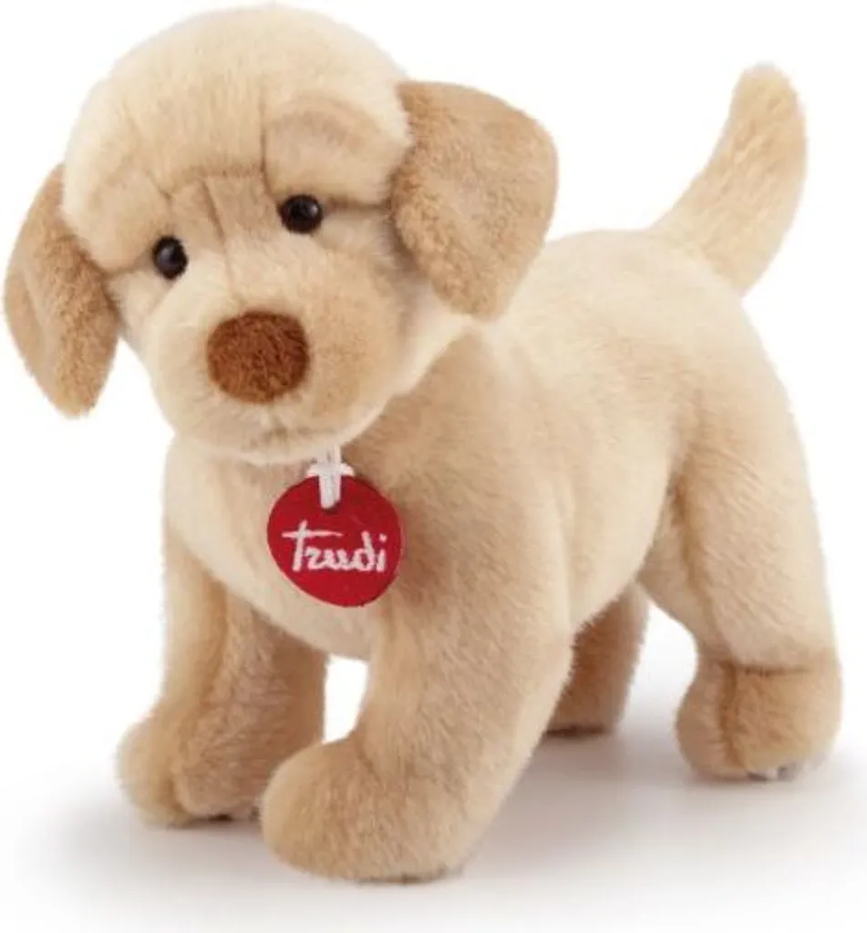 Doudou en Peluche Trudi pour Bébé, Petit Compagnon Doux et Lavable 15cm
