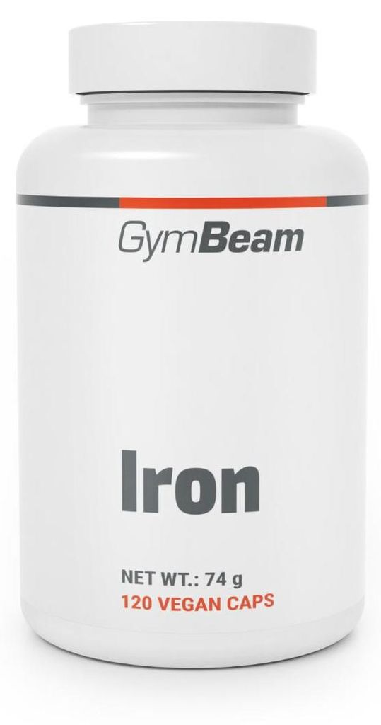 GymBeam - Eisen, 120 Kapseln, ohne Geschmack