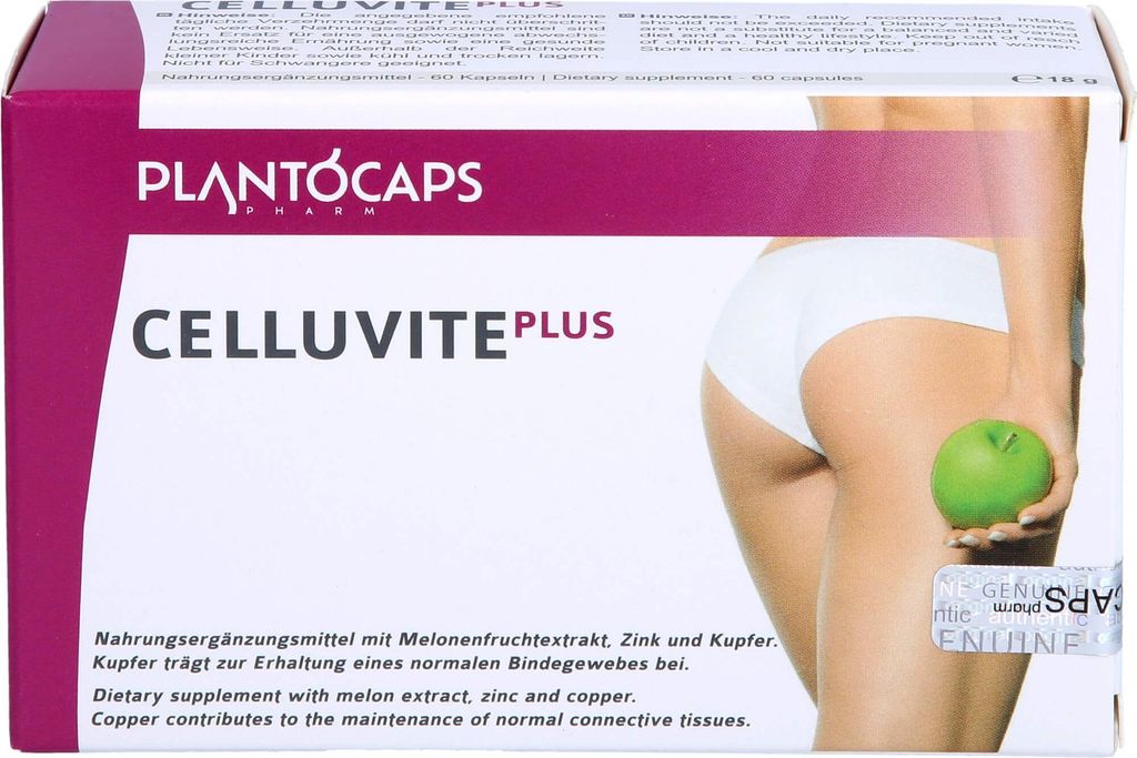 plantoCAPS CELLUVITE plus kapsuly, 60 kapsúl Obrázok produktu 