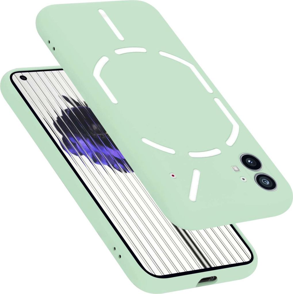 Cadorabo Hülle für Nothing Phone (1) Hülle Silikon Handyhülle Case aus flüssigem Silikon, Kratzfeste und stoßfeste Schutzhülle für Nothing ...