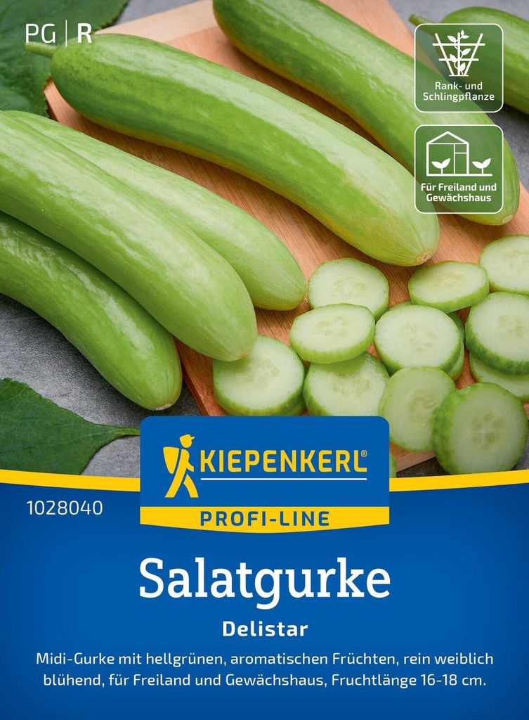 Kiepenkerl Salatgurkensamen Delistar F1 Cucumis sativus 5 Produktbild 