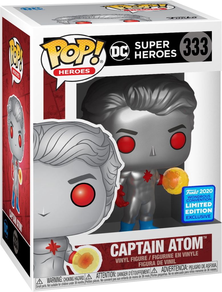 DC Super Heroes - Captain Atom 333 2020 Wondrous Convention Limited Edition - Funko Pop! - Vinyl Figur
