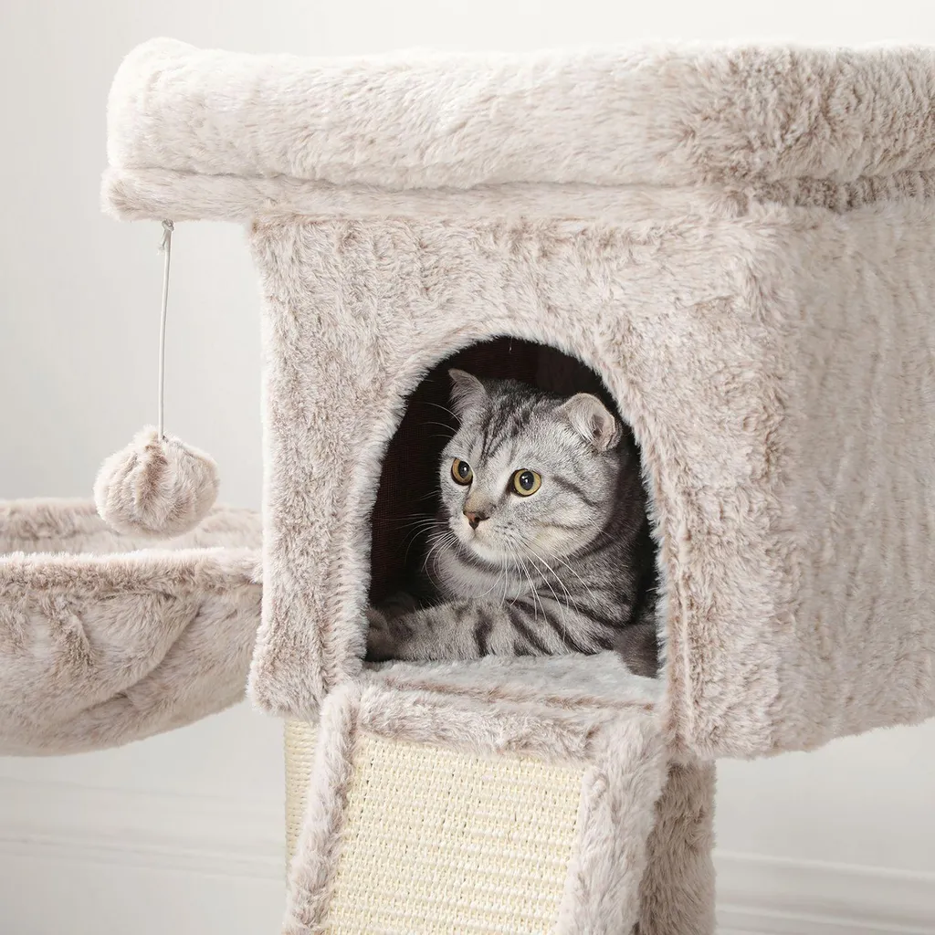 Tiragraffi 66 cm Morbido: Graffiatoio per Gatti con Sisal Naturale - 4