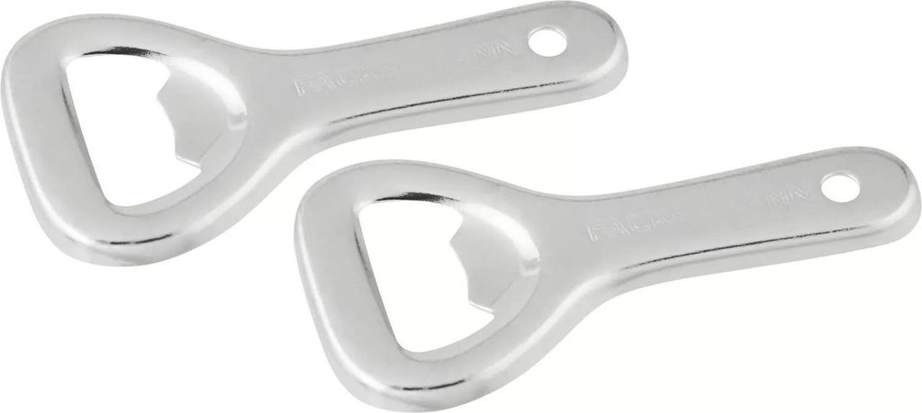 FACKELMANN Flaschenöffner Edelstahl, 2-tlg.