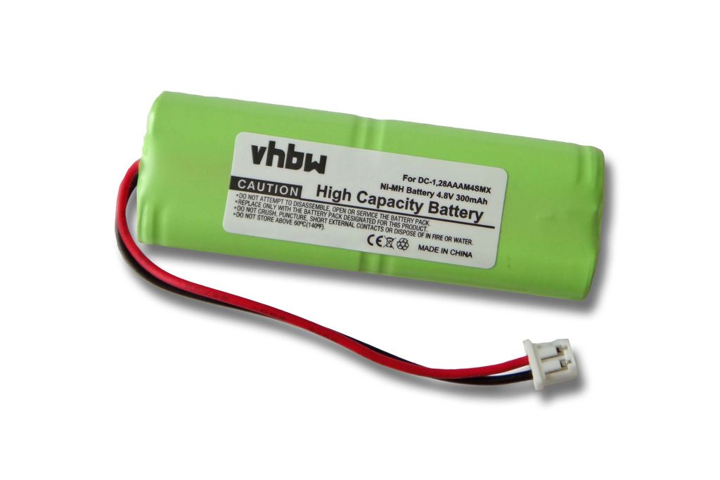 vhbw Akku kompatibel mit Dogtra 1700NCP receiver, 175NCP transmitters, 1800NC receiver Hundehalsband Hunde-Trainer (300mAh, 4,8V, NiMH)